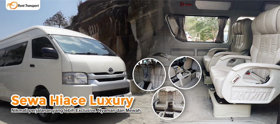 sewa hiace luxury